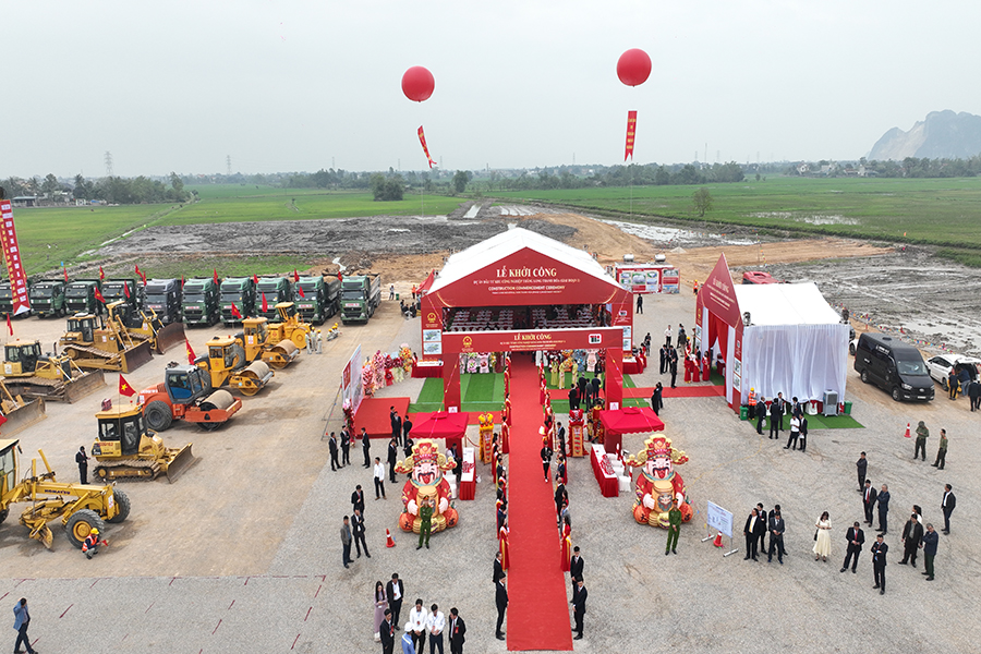 LICOGI 18.3  KHỞI CÔNG DỰ ÁN KCN THĂNG LONG THANH HÓA -GD1