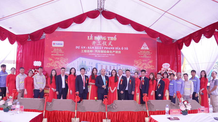 LỄ ĐỘNG THỔ DỰ ÁN SẢN XUẤT PHANH ĐĨA Ô TÔ