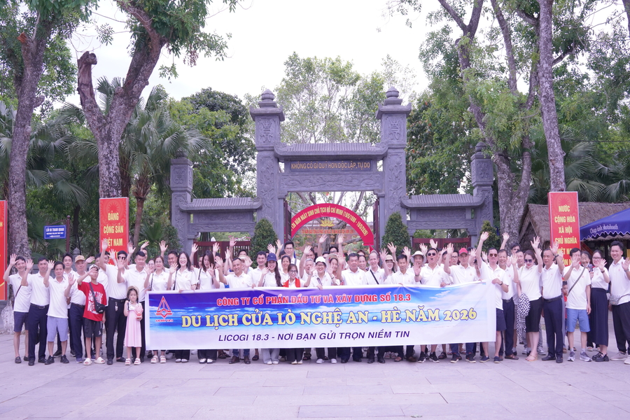 Công ty Licogi18.3 tổ chức Du lịich hè 2026